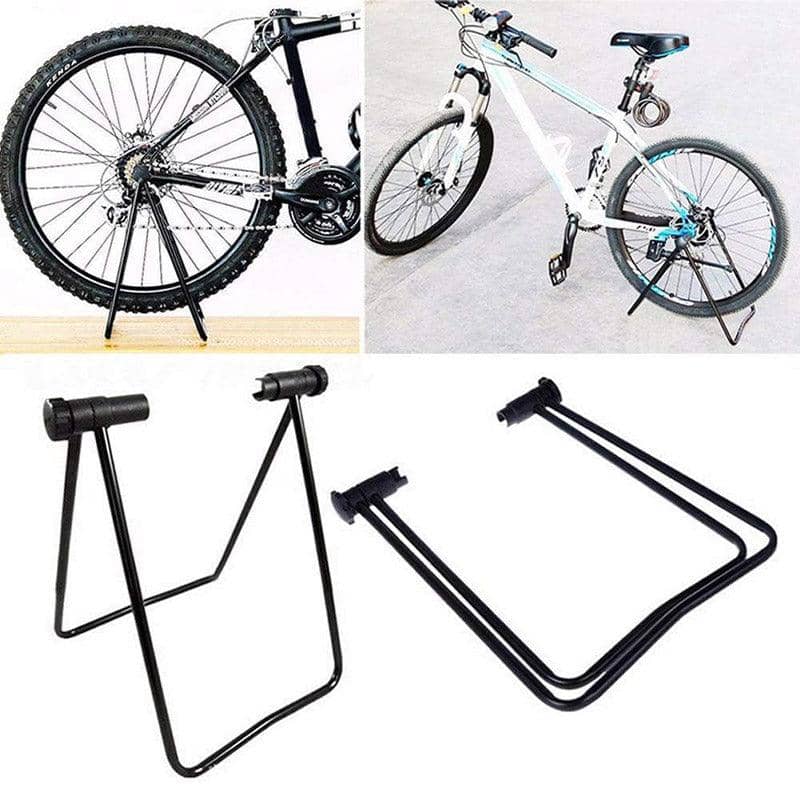Foldable U Shaped Bike Parking Rack, High Carbon Steel Bicycle Display Stand - view 5