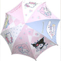 Foldable Umbrella with Pastel Cartoon Animal Print - Automatic Open and Close - view 3