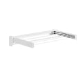 Foldable Wall Mounted Laundry Clothes Rack, No Drill for Balcony - 70 x 37 x 10 cm