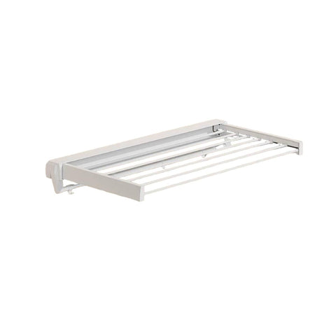 Foldable Wall Mounted Laundry Clothes Rack, No Drill for Balcony - 85.5 x 43 x 10.7 cm