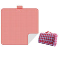 Foldable Waterproof Picnic Mat for Camping and Beach - Red