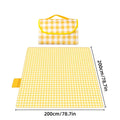 Foldable Waterproof Picnic Mat for Camping and Beach - Red - view 4
