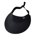 Foldable Wide Brim Sun Visor Hat - Black