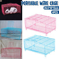 Foldable Wire Small Pet Cage Set for Birds and Hamsters, Pack of 4
