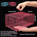 Foldable Wire Small Pet Cage Set for Birds and Hamsters, Pack of 4 - view 3