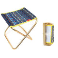 Folding Aluminium Alloy Camping Chair - Blue
