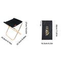 Folding Aluminium Alloy Camping Chair - Blue - view 4