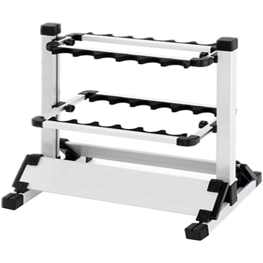 Folding Aluminium Fishing Rod Rack - 12 Holes