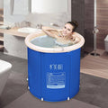 Folding Bathtub Portable Inflatable PVC Bath for Adults and Kids, 75 x 75 cm - view 3