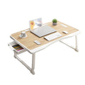 Folding Bed Desk Small Computer Table with Drawer for Student Dorm and Bedroom - view 2