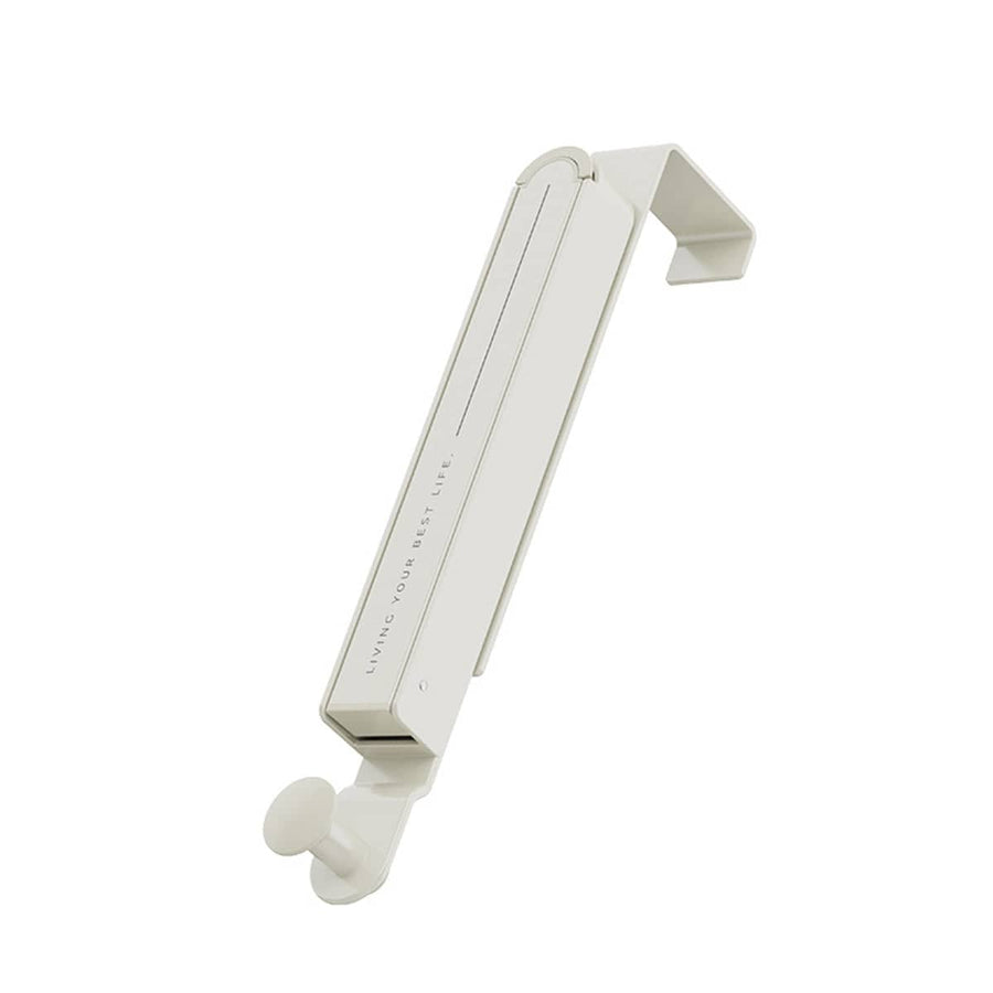 Folding Behind-The-Door Hook Hanger - White