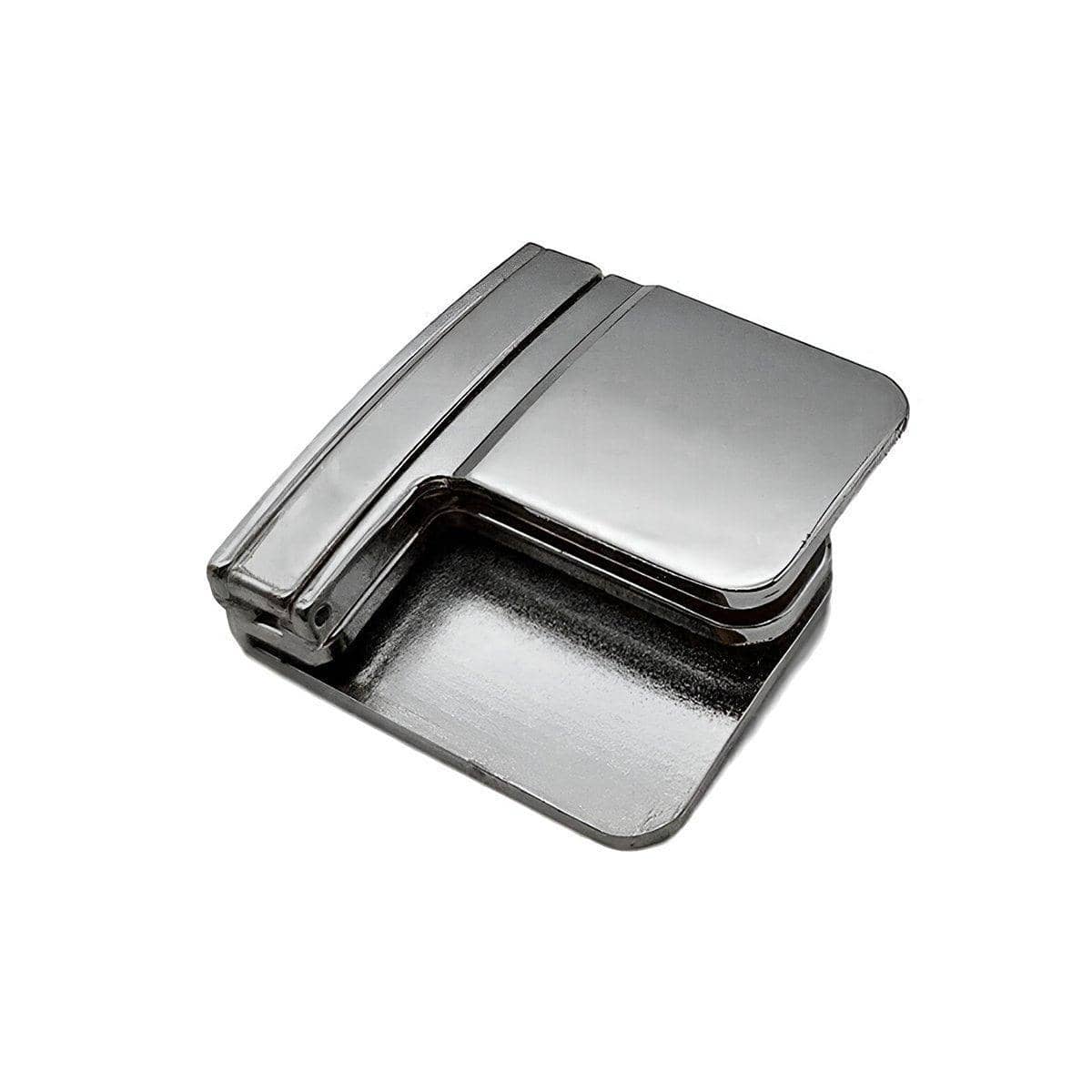 Folding Belt Clip Adjustable Waistband Buckle - Silver