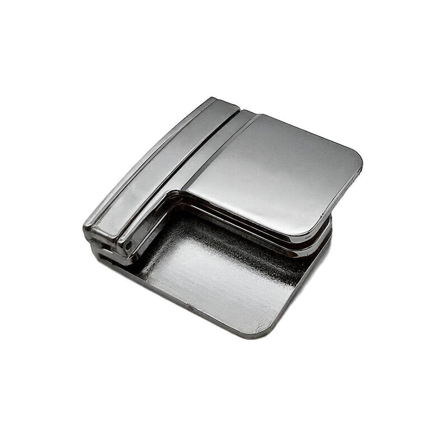 Folding Belt Clip Adjustable Waistband Buckle - Silver