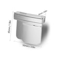 Folding Belt Clip Adjustable Waistband Buckle - Silver - view 5