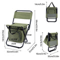 Folding Camping Chair with Storage Bag, Lightweight - Camouflage - view 4