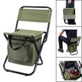 Folding Camping Chair with Storage Bag, Lightweight - Camouflage - view 5