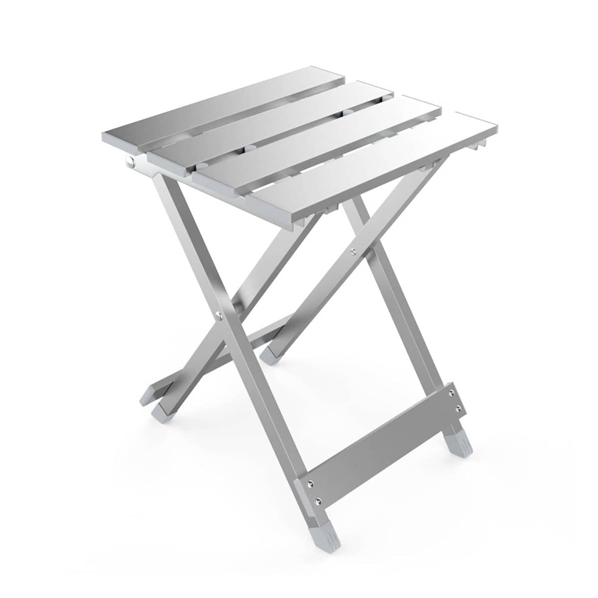 Folding Camping Stool in Lightweight Aluminium Alloy - view 2