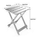 Folding Camping Stool in Lightweight Aluminium Alloy - view 3