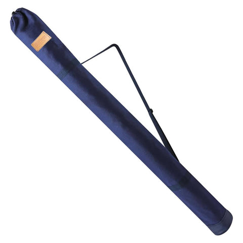 Folding Canvas Fishing Rod Bag - Navy Blue, 140 cm (55.1 Inch)