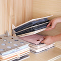 Folding Clothes Boards for Wardrobe Organising, Pack of 10 - Grey - view 5