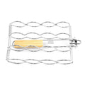 Folding Corn Grill Clip with Wooden Handle for BBQ and Outdoor Cooking - view 2