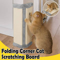 Folding Corner Cat Scratching Board with Sisal - Beige - view 2