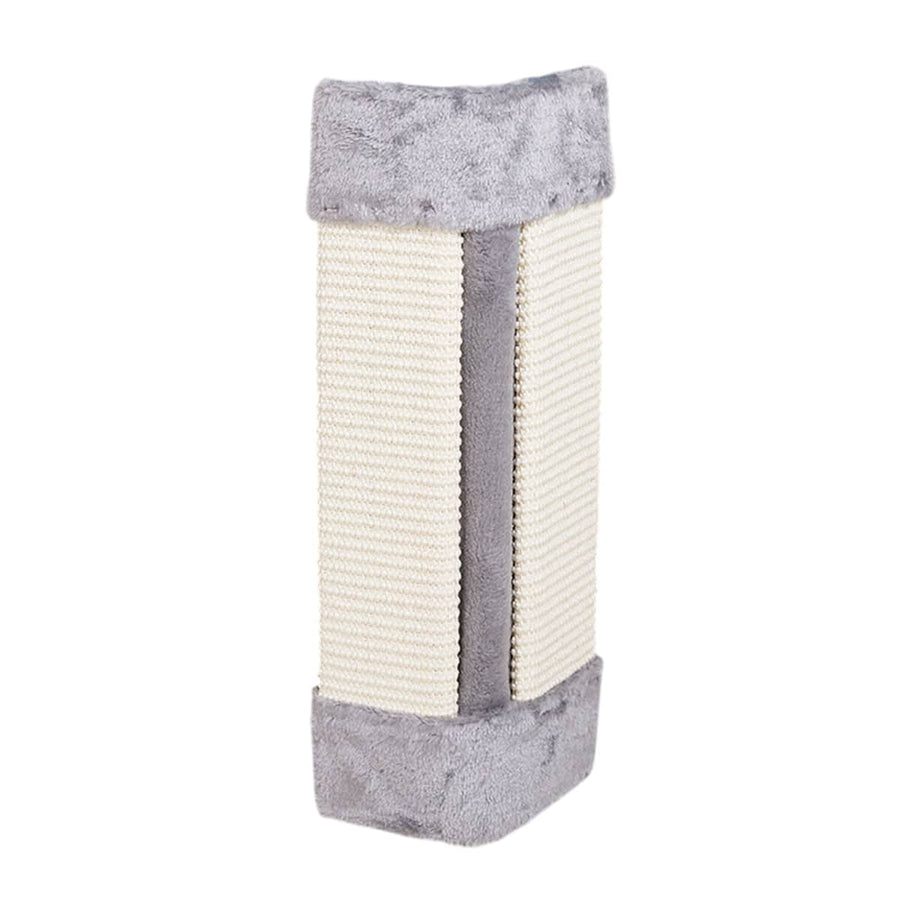 Folding Corner Cat Scratching Board with Sisal - Grey