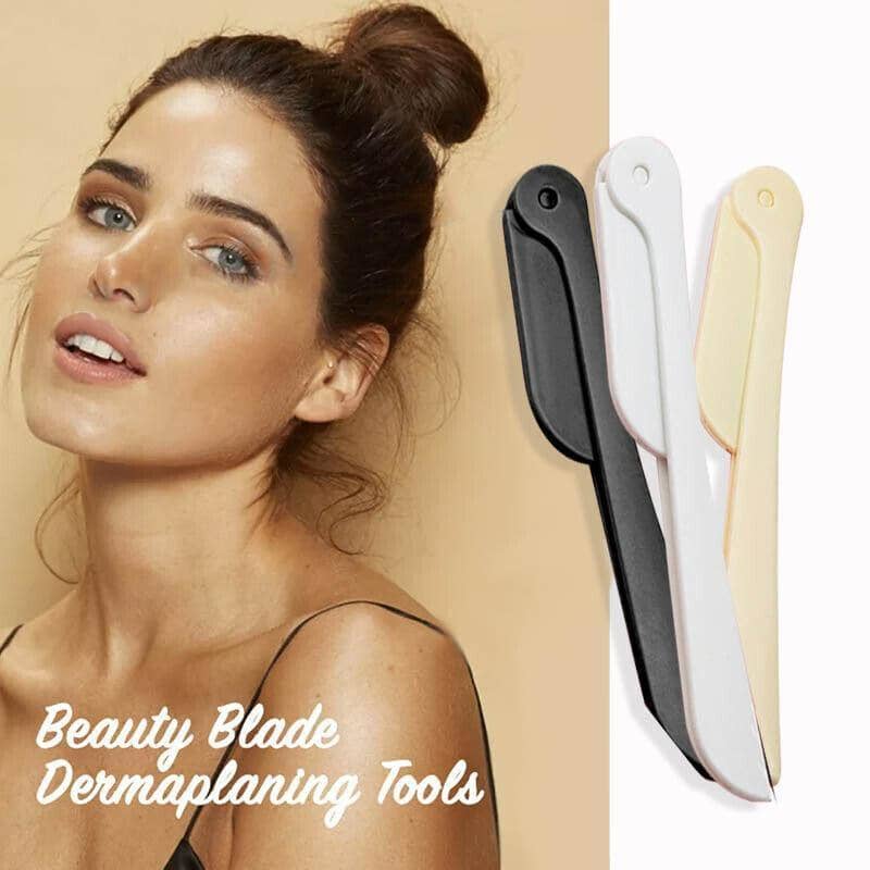 Folding Eyebrow Razor Set for Brow Shaping, Pack of 3 - view 4