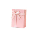 Folding Gift Boxes with Ribbon Bow Pack of 5 - Pink, 22.5 x 16 x 8.5cm