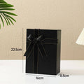Folding Gift Boxes with Ribbon Bow Pack of 5 - White, 22.5 x 16 x 8.5cm - view 4