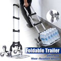 Folding Hand Truck Cart with Wear Resistant Wheels, Large Capacity Portable