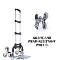 Folding Hand Truck Cart with Wear Resistant Wheels, Large Capacity Portable - view 5