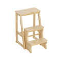 Folding Library Ladder Chair 3 Step Stool for Home and Kitchen Use - view 2