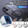 Folding Metal Phone Holder Stand for Desk - Silver - view 2