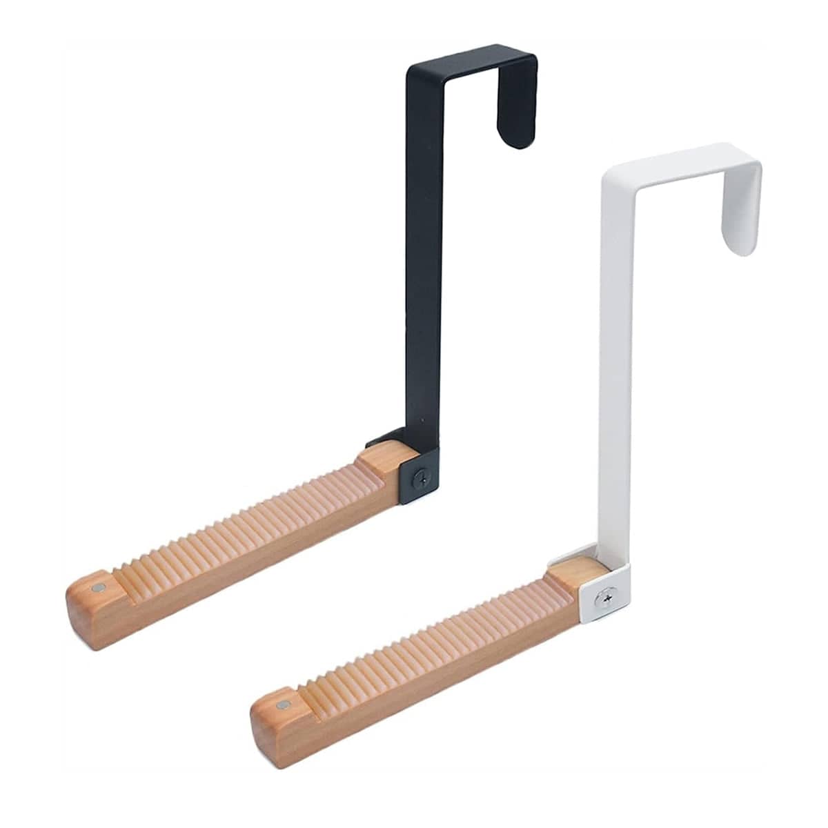 Folding Over Door Clothes Hanger Hook, Pack of 2 - view 2