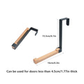 Folding Over Door Clothes Hanger Hook, Pack of 2 - view 3
