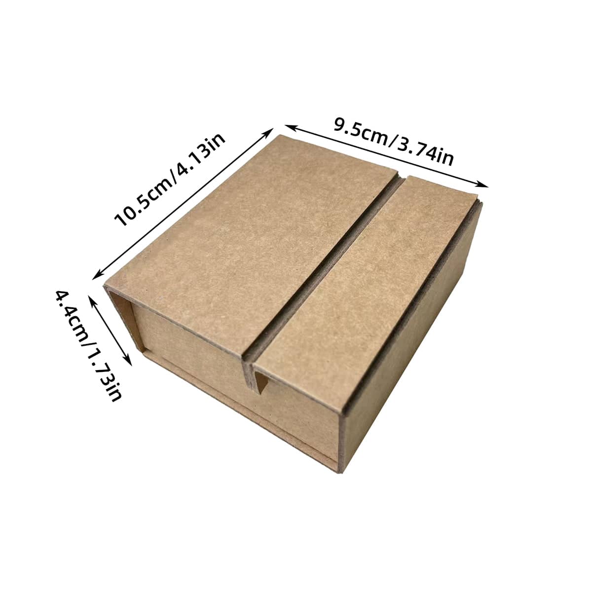 Folding Paper Gift Boxes, Pack of 10 - White - view 4