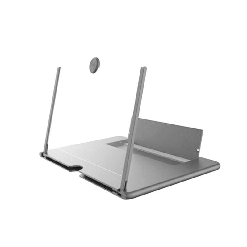Folding Phone Screen Magnifier Stand, 10 Inch (25 cm) - Black
