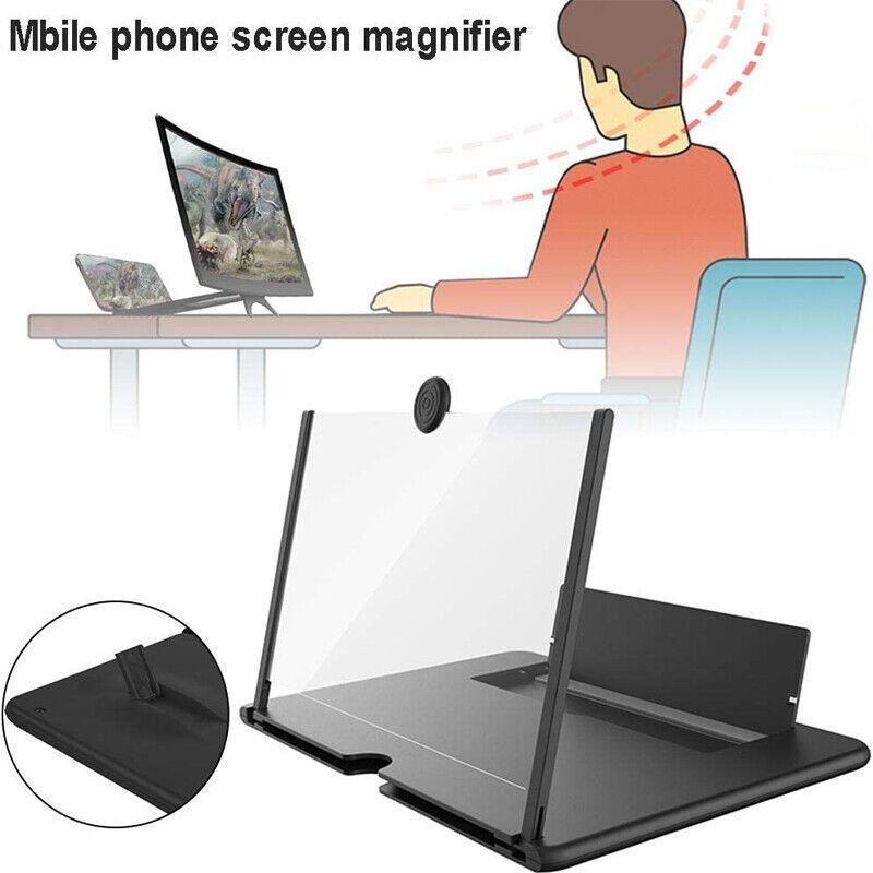 Folding Phone Screen Magnifier Stand, 10 Inch (25 cm) - White - view 4