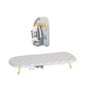 Folding Portable Ironing Board for Small Spaces and Home Use - Peacock Feather Pattern
