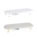 Folding Portable Ironing Board for Small Spaces and Home Use - Peacock Feather Pattern - view 3