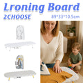 Folding Portable Ironing Board for Small Spaces and Home Use - White - view 2
