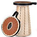 Folding Portable Stool, Adjustable Telescopic Camping Chair - view 2