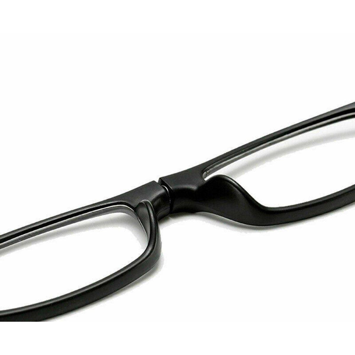 Folding Reading Glasses with Magnetic Neck-Hang Design, Grey, 350 Degrees - view 12
