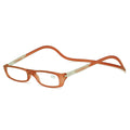Folding Reading Glasses with Magnetic Neck-Hang Design, Red, 250 Degrees