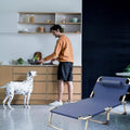 Folding Recliner Bed with Four Positions, 190 x 75 x 30 cm - view 5
