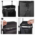 Folding Shopping Cart with Wheels, Portable Grocery Trolley with Fabric Bag - view 5