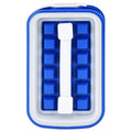 Folding Silicone Ice Cube Tray with Lid and Handle - 18 Cubes - view 2