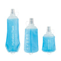 Folding Sports Water Bottle with Dust Cap - 250 ml, Light Blue - view 3