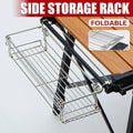 Folding Table Extension Rack, Stainless Steel for Camping and BBQ Storage